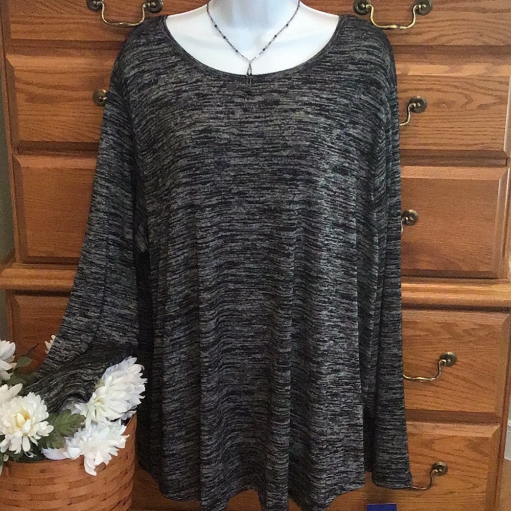Apt. 9:Black/ Gray Tunic NWT